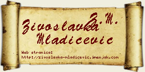 Živoslavka Mladićević vizit kartica